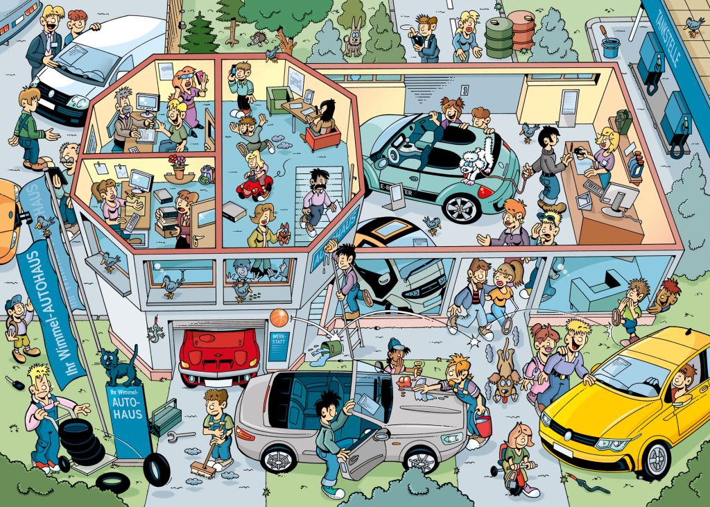 Wimmelbild von Stefan Bayer